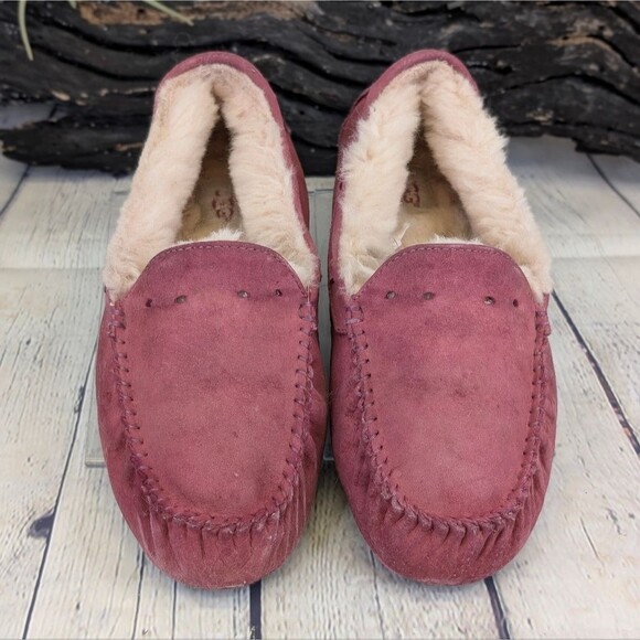 UGG Dakota 5612 Shearling-Lined Suede Slippers - Picture 2 of 8